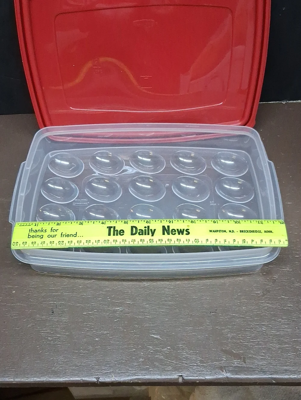 Rubbermaid 3 pc. deviled egg tray and storage‎ containers